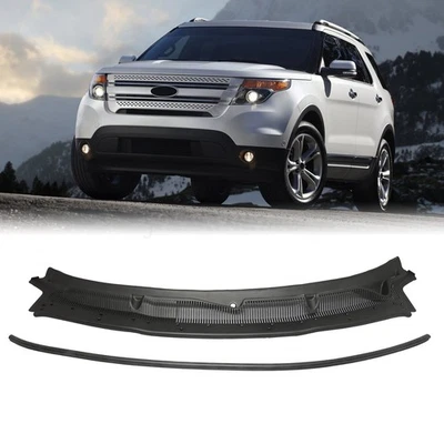 Fit For 2011-2019 Ford Explorer Windshield Cowl Grille Top Panel BB5Z78022A68AA - Image 1 of 4
