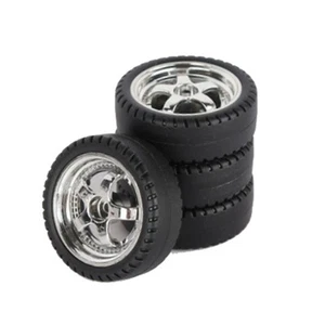 4 StüCke 33mm RC Drift Reifen Rad Hartreifen für LDRC AE86 A86 A86P LD1801 1456 - Bild 1 von 6