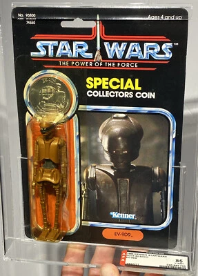 AFA 85 Kenner 1985 Star Wars EV-9D9 POTF 92-back (85-85-85) Y-NM+ Estuche Fresco Foto 1 de 4