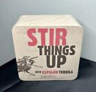 Espolon Tequila “Stir Things Up” Bar Beer Alcohol Drink Coasters 75Pcs 4”x4” NEW