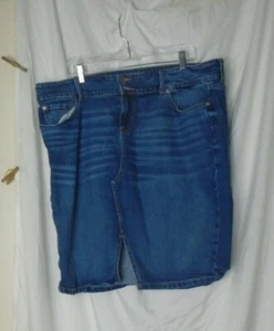 Women's Size 20 Denim Jean Skirt Blue  Modest   - Picture 1 of 2