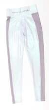 Pink Soda Womens Silver Polyester Capri Leggings Size 6 L27.5 in Regular