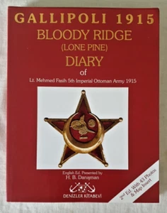 Gallipoli 1915 Bloody Ridge Lone Pine Diary of Lt Fasih Imperial Ottoman Army - Picture 1 of 11