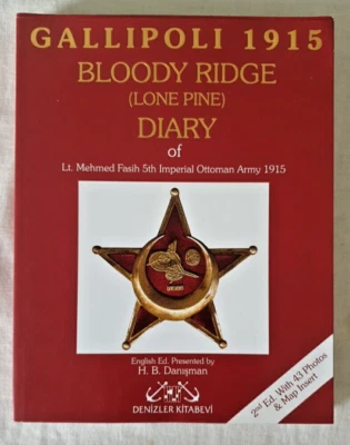Gallipoli 1915 Bloody Ridge Lone Pine Diary of Lt Fasih Imperial Ottoman Army - Image 1 of 4