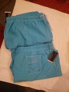 Mens Roundtree &Yorke Swimming Trunks 4XB Lt. Blue - Picture 1 of 4