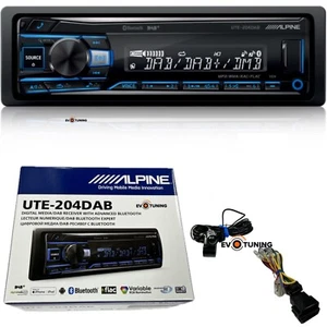 ALPINE UTE-204DAB Autoradio Stereo Radio Bluetooth Usb Microfono UTE 204 DAB NEW - Afbeelding 1 van 9