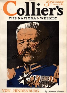 1915 Colliers 13. Februar - Von Hindenburg; Warum Frankreich schwul ist; New Orleans - Bild 1 von 1