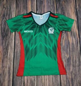 Mexico Women's Soccer Jersey Green Jersey Blusa Futbol