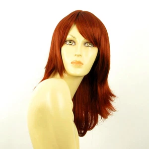 mid length wig for women smooth copper intense ref: lili rose 350 PERUK - Picture 1 of 8