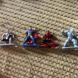 Marvel Nano Mini Figures Jada Toys Metal Toy Superheroes Good Condition - Picture 1 of 1