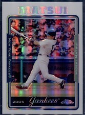 2005 Topps Chrome Refractor #428 Hideki Matsui NY Yankees QTY