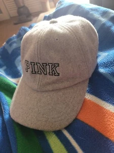 PINK - Victoria's Secret - Wool Blend - One Size Adjustable Baseball Cap Hat! - Picture 1 of 5