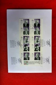 MEDICAL LEGENDS FULL S/H BOOKLET OF 10 FDC LARGE COVER NPC FDI PMK C5 - Picture 1 of 2