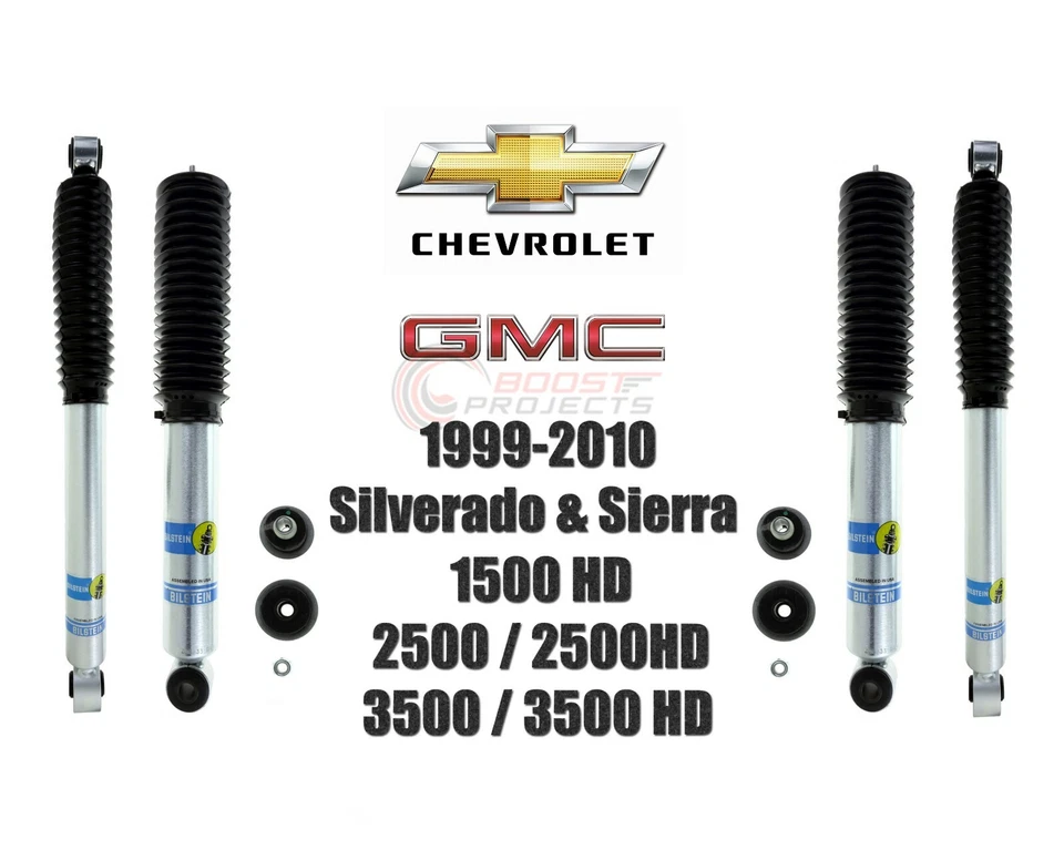 BILSTEIN B8 5100 Front Rear Shocks Set for 01-06 GMC Sierra 1500 HD 4wd 2wd