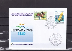 Algeria Pescara sports games equestrian horse sailing FDC 2009 - Picture 1 of 1