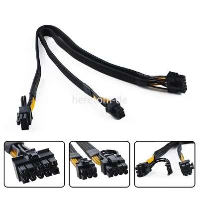 53cm GPU STROMVERSORGUNG GRAFIKKARTENKABEL Adapter 10PIN auf 8PIN+6PIN FÜR R7515 - Bild 1 von 4