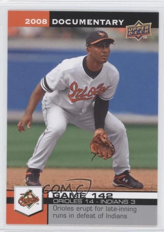 2008 Upper Deck Documentary Melvin Mora #4182 - Image 1 of 2