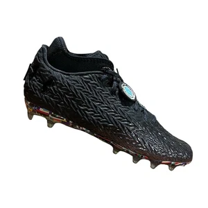 Size 13.5 Under Armour Men's Spotlight 4 MC Cleats “Black History” 3027294-001 - Picture 1 of 6