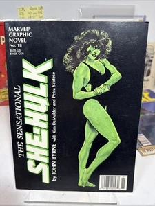 Novela gráfica Marvel #18 ¡Aparición de She-Hulk! John Byrne Art! Marvel 1985 - Imagen 1 de 2