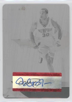 Placa de prensa Topps Jersey Edition 2003-04 negra 1/1 Dahntay Jones Rookie RC 7xr Foto 1 de 3