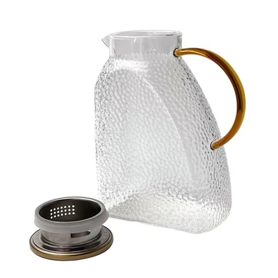 Caraffa da 1,8 litri 63 once, caraffa per acqua, caraffa in vetro, brocca per acqua, caraffa - Immagine 1 di 4