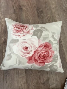Next Vintage Rose Feather Filled Cushion. 45x45cm. Perfect Condition - Picture 1 of 2