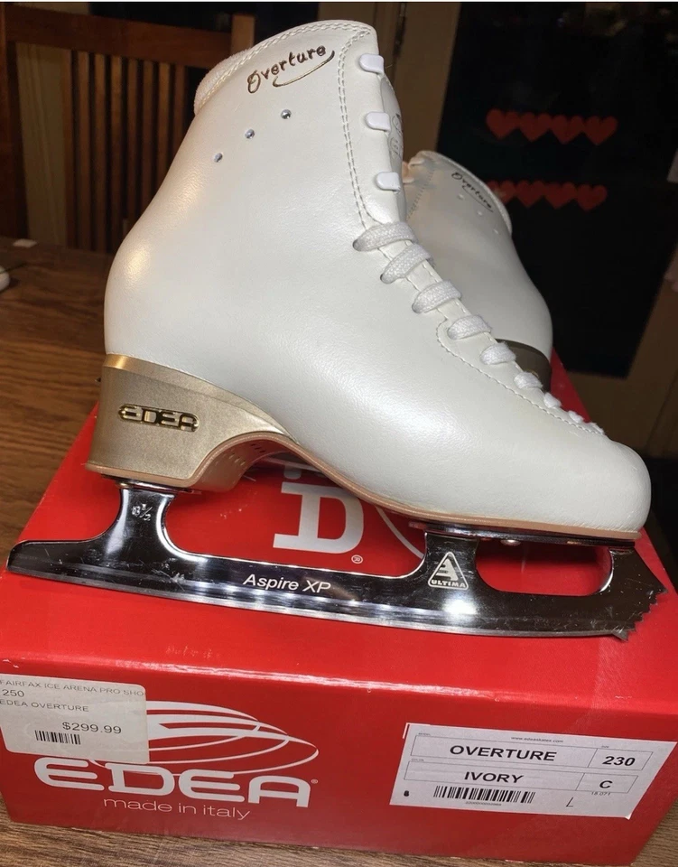 Botas Edea Overture talla 230 C Marfil + Hojas Ultima Aspire XP Excelente Estado Foto 1 de 4