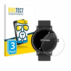 3x Glass Screen Protector for Watches (Circular, ø: 37 mm) Protective Glass  - Zdjęcie 1 z 7