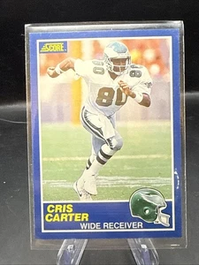 1989 Score - Cris Carter #72 (RC) - Bild 1 von 2