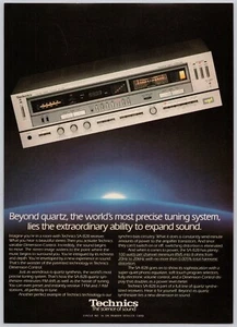 1982 Technics SA-828 Receiver Stereo Hi-Fi Vintage Print Ad - Picture 1 of 1
