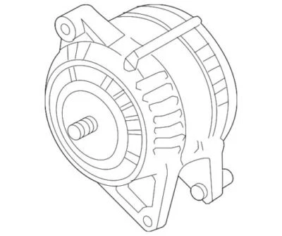 Alternador de motor genuino Mopar 1996-2000 Chrysler Town & Country 5104775AA Foto 1 de 2