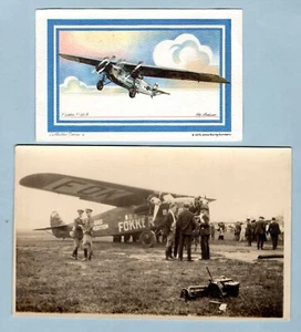 1926 Admiral BYRD North Pole Expedition FOKKER Real PH oto Pcd  Staten IS, NY - Picture 1 of 3