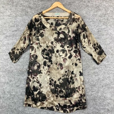 Kookai Dress Womens 38 Small Silk Multicoloured Half Sleeve Sheer 25429 - Image 1 of 4