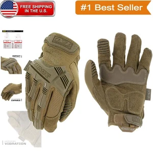 M-Pact Tactical Gloves with Touchscreen Capability and Secure Fit - Brown, Me... - Picture 1 of 12
