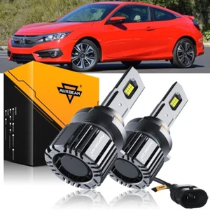 Real 1:1 Size 9005 LED Headlight Bulbs 90W High Beam for Honda Civic 2004-2023 - Picture 1 of 12