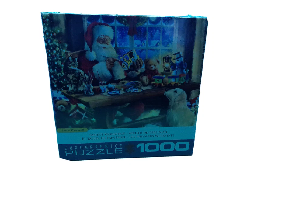 Eurographics Puzzles " SANTA'S WORKSHOP " - 1000 pieces - Size 19.25"x26.5"