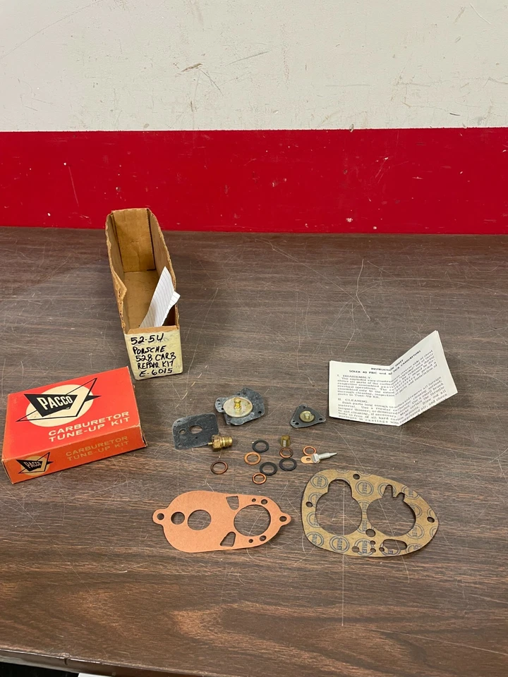 Par de kits de puesta a punto de reparación de carburador Porsche 1600 Speedster 1955-58 nos pacco 122 Foto 1 de 1