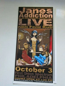 JANES ADDICTION Femi Kuti Philadelphia handbill - Picture 1 of 1