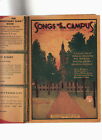 Songs Of The Campus Vintage 1931 Alma Mater Rare Music Words Sing Alongs Vg