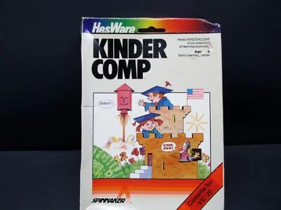 Kinder Comp, VIC-20 Cassette, HesWare 1983, Never Used, CIB - Image 1 of 4