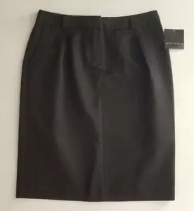 Apostrophe Gonna a tubino donna al ginocchio, nero tinta unita, passanti per cintura, taglia:4 - Foto 1 di 10