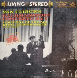 Van Cliburn Rachmaninoff Concerto No 3 LP 1958 RCA Shaded Dog Carnegie Hall - Picture 1 of 1