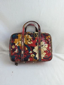 60s Glam Sakroots Floral Hanging Organizer Travel Cosmetic Toiletry Case Bag - Picture 1 of 14