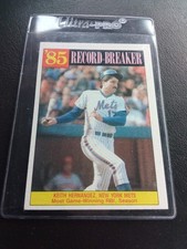 1986 Topps - Record Breaker Collector's Edition (Tiffany) #203 Keith Hernandez