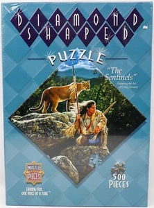 Master Pieces "The Sentinels" 500-teiliges diamantförmiges Puzzle ~ VERSIEGELT ~ - Bild 1 von 6