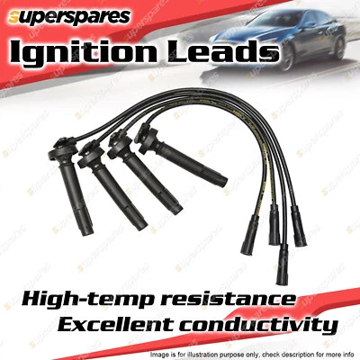 Ignition Leads for Peugeot 505 Gti 2.2L 4 Cyl 1983 - 1990 Boot Type SPB39 - image 1 of 2