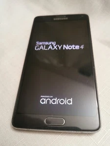 Samsung SM-N910F Galaxy Note 4 32GB Smartphone (Locked) Black Spares Repairs - Afbeelding 1 van 5