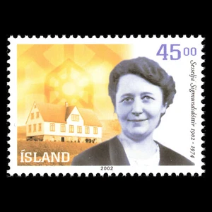Islandia 2002 - Nacimiento af Sillón H. Sigmundsdottir - Sc 965 MNH - Imagen 1 de 2