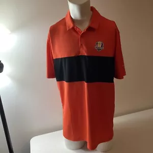 Nike Golf Dri-Fit 2018 Ryder Cup Embroidered Golf Shirt Polo Men’s Size L - Picture 1 of 6