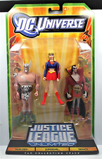 Justice League Unlimited Warlord Supergirl Deimos 3 Pack New & Sealed MOC
